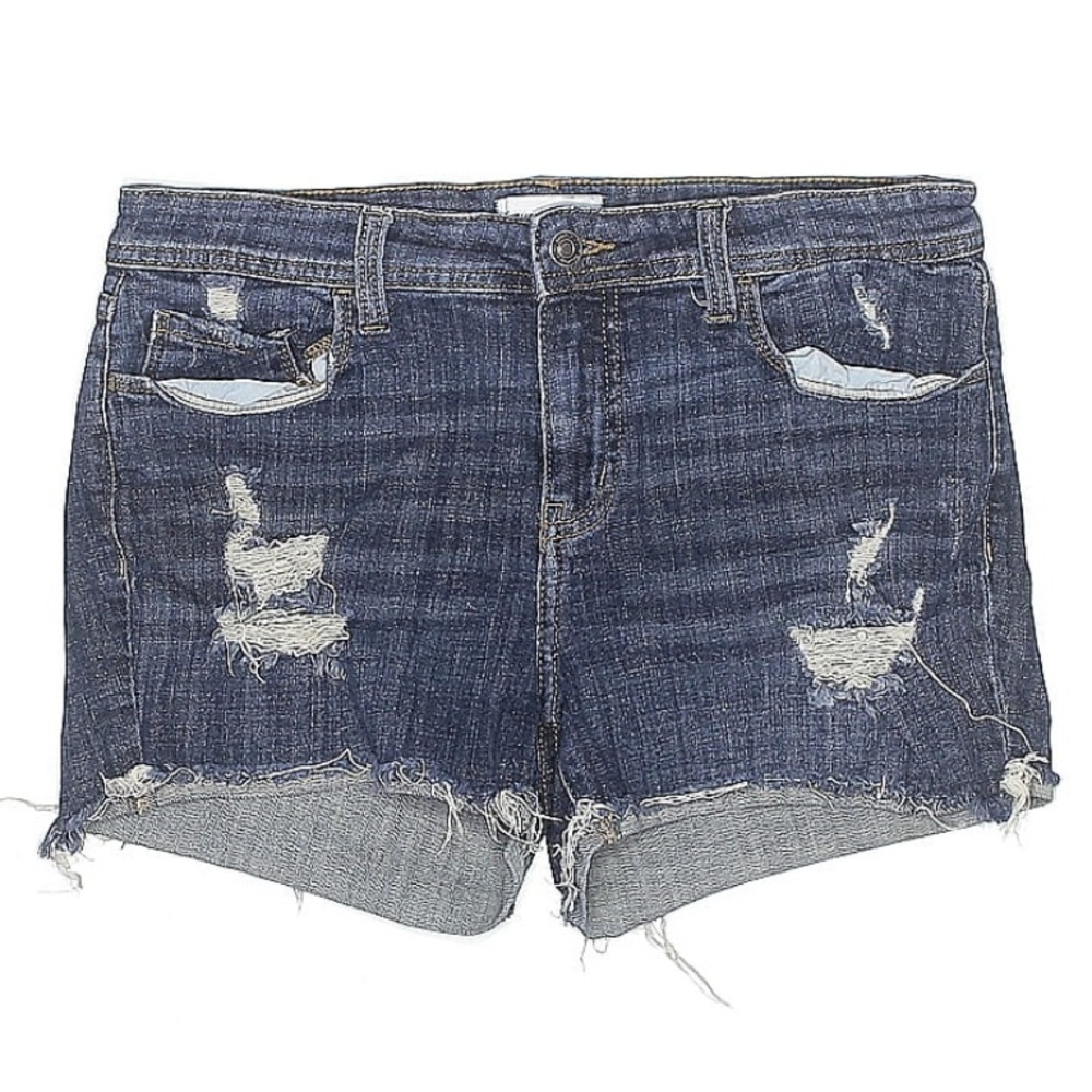 Studio Blue Distressed Blue Denim Jean Shorts for Women size 29